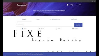 DeezLoader Reborn v313 Login Fix Easy 2018 [upl. by Yelknirb]