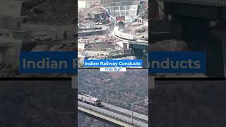 The World Highest Railway Bridge in India  shorts indianrailways railway [upl. by Cud]