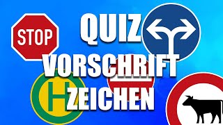 Vorschriftzeichen Quiz Verkehrszeichen [upl. by Hegyera]