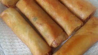 How to wrap Lumpia Filipinostyle   How to’s  Tutorial  Step by step  ASMR  Philippines [upl. by Ahseinar437]