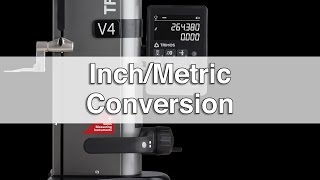 V Height Gage InchMetric Conversion function [upl. by Mont]