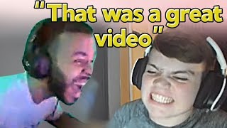 Hamlinz Reacts to Our Montage quotWe Enhanced the SnowStorm with this Fortnite Editquot [upl. by Odilo]