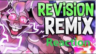 🐰 REVISION  FNAF SONG COLLAB 🐰  LandFox Reaction [upl. by Esyla]