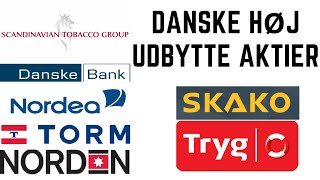 Danske Høj Udbytte aktier [upl. by Pammy]