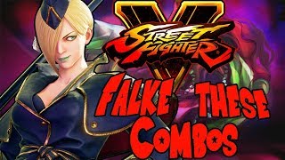 Street Fighter V Falke Trials and Falke Story [upl. by Ravid]