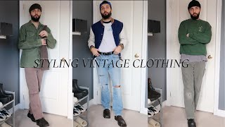 3 Ways To style Vintage Clothing  Mens Fashion 2021 [upl. by Weig]