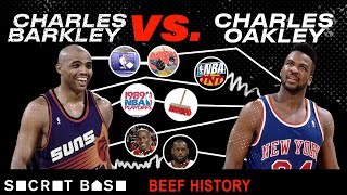 Charles Barkleys beef with Charles Oakley includes a preseason brawl and multiple face slaps [upl. by Lada]