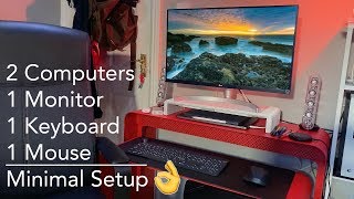 Control 2 Computers with 1 Keyboard and mouse [upl. by Ayota]