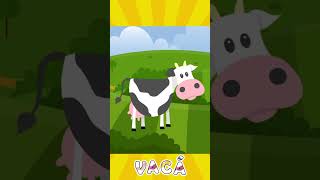 Vaca zice Mu  Sunete de animalele  Animatii TV [upl. by Ecyal952]