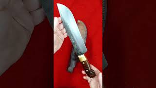 Big Hudson Bay Knife With Brass Bolster [upl. by Etnoj]