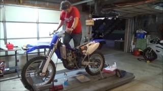 How to start yz250f short version 2 min cold and hot start FULL 6 min version link below [upl. by Eselahs]