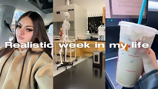 FALL VLOG realistic week as a college student small business owner amp content creator [upl. by Annohsak]