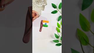 Clay art ideas easy🇮🇳hand craft for kids🇮🇳shotsshortshandcraftclayartflagindianarttrendingyt [upl. by Anaitak]