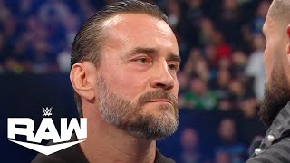 CM Punk Drew McIntyre Seth Rollins Trade Barbs  WWE Raw Highlights 32524  WWE on USA [upl. by Manvel]