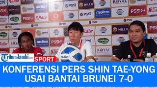 Konferensi Pers Shin Taeyong Usai Bantai Brunei 70 [upl. by Aurthur260]