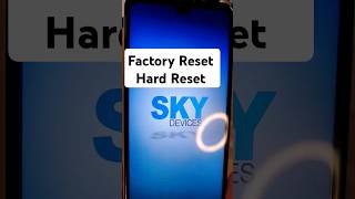 Factory Reset Hard Reset Sky Devices  Sky B63 [upl. by Nuahsed]