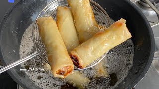 Easy Spring Roll RecipeBetter Than TakeoutMasofsKitchen [upl. by Onit]