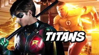 Titans Season 1  The Flash Crossover and Wally West Comic Con Panel Breakdown [upl. by Dunseath]