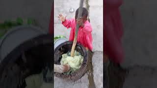 pounding yam in the village [upl. by Ricardo]