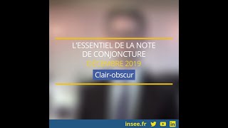 Lessentiel de la Note de conjoncture – décembre 2019 [upl. by Eisenstark867]