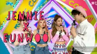 JENNIE x EUNWOO Show Music Core 20170701 [upl. by Suzanna]