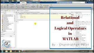 Relational and Logical Operators in MATLAB ll MATLAB Tutorial in Hindi [upl. by Liesa101]