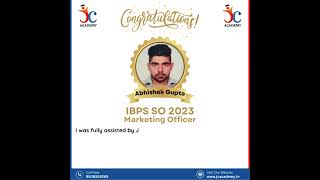 IBPS SO Marketing Officer  Testimonial  Abhishek  IBPS SO Selected Candidates ibpsso shorts [upl. by Teodoor500]