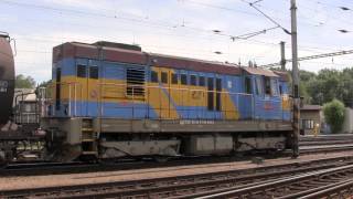 Rangieren mit dem Transistor BR 742 im Güterbahnhof Cheb [upl. by Halden437]