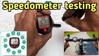 How to Speedometer testing  Speed control cycle meter tools  cycle accessories  Electronics verma [upl. by Hermine]