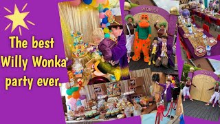 The best Willy Wonka Charlie amp the chocolate factory kids party EVER [upl. by Jonell]