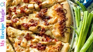 How To Make Chicken Bacon Ranch Pizza [upl. by Findley]