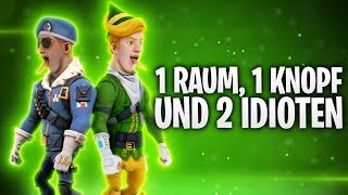 1 RAUM 1 KNOPF und 2 IDIOTEN ☹️🎯  Fortnite Battle Royale [upl. by Burleigh]