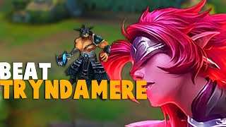 Beating Challenger Tryndamere Top Laner in EUW Server [upl. by Nylloh]