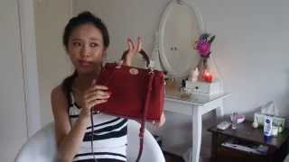 Coach Gramercy Bag Review Whats in my bag [upl. by Jola]