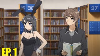 Rascal Does Not Dream of Bunny Girl Senpai Episode 1 Reaction  My Senpai Is a Bunny Girl [upl. by Azila]