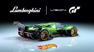 Insane build Lamborghini V12 Vision GT Hot Wheels custom Roborace Robocar transformation [upl. by Kcub125]