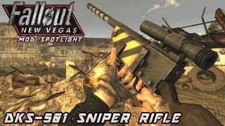 Mod Spotlight DKS501 Sniper Rifle Fallout New Vegas [upl. by Karoly]