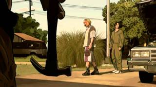 A Scanner Darkly  Driveway Scene [upl. by Ymirej61]