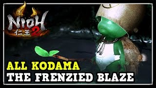 Nioh 2 The Frenzied Blaze All Kodama Locations All Kodama The Frenzied Blaze [upl. by Godderd]