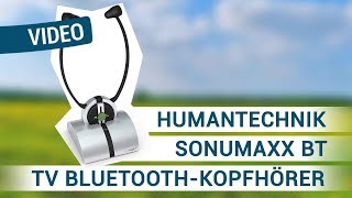 Humantechnik sonumaxxBT TV BluetoothKopfhörer [upl. by Ibor]