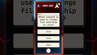Which command is used to change file ownership in Linux [upl. by Waldon]