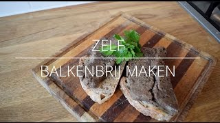 Zelf ouderwetse balkenbrij recept maken met rommelkruid [upl. by Aniraz]