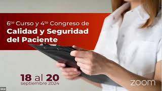 Congreso de Calidad y Seguridad del Paciente [upl. by Jeramie923]