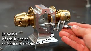 Construcción de CIGÜEÑAL MOTOR 4 TIEMPOS  Episodio 3 [upl. by Nessnaj774]