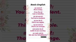 Basic english convention in daily life  english speaking conversation shortfeed shortvideo yt [upl. by Ettelliw]