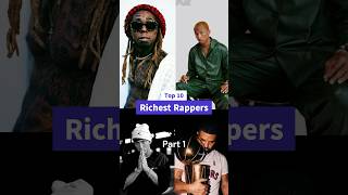 Top 10 Richest Rappers 🎤🎤 ॥ Part 1 ॥ top rapper subscribe [upl. by Kauslick]