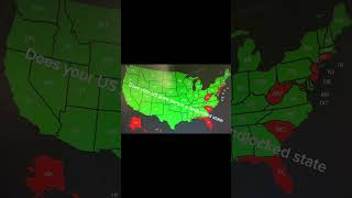 Does your us state border a landlocked state usa geography [upl. by Virge]