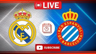 Madrid vs RCD Espanyol Partido de fútbol en vivo Español  LaLiga [upl. by Euqinom]