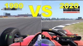 F1 Evolution 1990 VS 2020  F1 2020 [upl. by Clie]