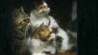 RAIN FOR CATS • And for Other Living Creatures • Quiet amp Calming • 10H No Loop [upl. by Aicina]